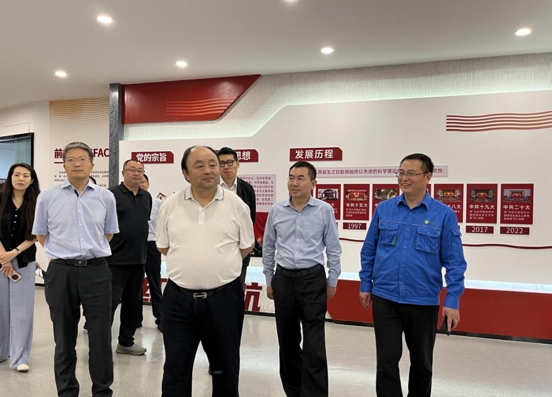 北京国资公司党委书记、董事长岳鹏调研888集团海宁扩建项目