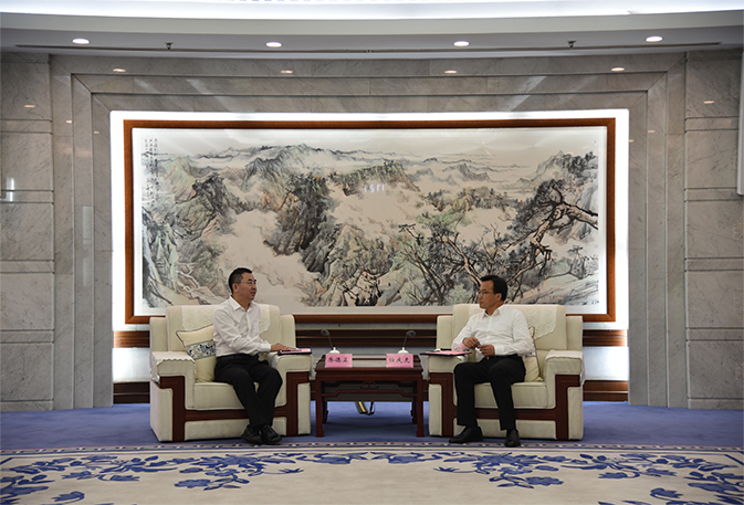 888集团集团董事长乔德卫拜会济南市政府向导